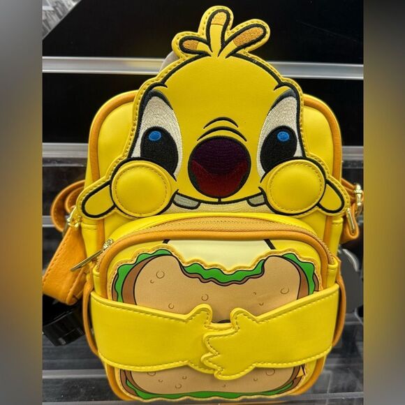 💎NEW Unreleased Disney Loungefly lilo & stitch Reuben sandwhich Crossbody bag - Picture 1 of 5